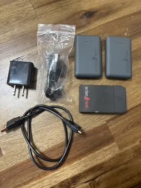 Ah-pb-3000 Actionheat 3000mah Battery Pack Lot 3 Heated Gear Power Banks Chargers