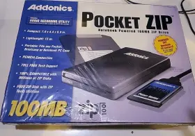 Ad-160 Addonics Pocket Zip Aepzip With Series Pcmcia Adapter