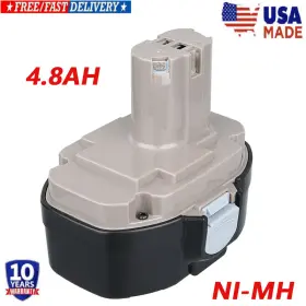 1820 Aeboren 1822 New For Makita 18 Volt Pa18 4.8ah Ni-mh Battery 1834 1823 1833 1835 Us 1820 Aeboren 1822 New For Makita 18 Volt Pa18 4.8ah Ni-mh Battery 1834 1823 1833 1835 Us