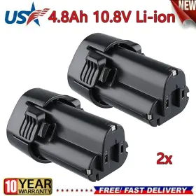 194550-6 Aeboren Bl1014 2pack For Makita 10.8 Volt Bl1013 12v Lithium Battery 195332-9 194550-6 Aeboren Bl1014 2pack For Makita 10.8 Volt Bl1013 12v Lithium Battery 195332-9