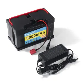 Airuxuan 761086814652 24v 8ah Lithium Battery For Kids Ride-on Cars And Power Wheels 25a Bms 2a Cha