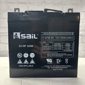 Ajc 40326 Asail 12v 55ah Replacement Battery 20 Hr. Fits Jazzy Pride J6 Elite Es Others
