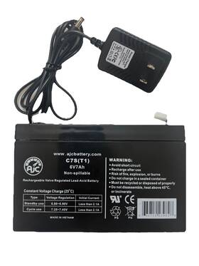 Ajc 662712239828 Battery 6 Volt 7ah 6v Sealed Lead Acid Replacement