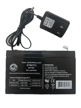 Ajc 662712239828 Battery 6 Volt 7ah 6v Sealed Lead Acid Replacement