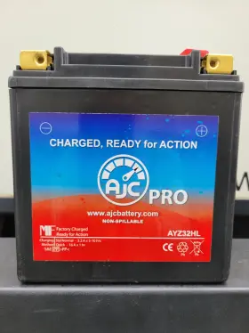 Ayz32hl Ajc Atz32hl Pro 12v 32 Ah Charged Ready For Action Non- Spillable Battery Ayz32hl Ajc Atz32hl Pro 12v 32 Ah Charged Ready For Action Non- Spillable Battery