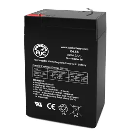 Djw6-4.5wl Ajc Leoch 6v 4.5ah Sealed Lead Acid Battery - This Is An Brand Replac