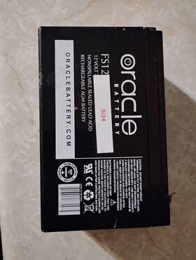Ajc Fs1270 Oracle Battery 12 Volt 7.0ah Nonspillable Sealed Lead Acid Rechargeable