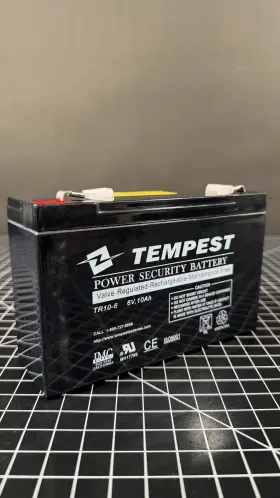 Tr10-6 Ajc Tempest 6v 12ah Sealed Lead Acid Replacement Battery Tr10-6 Ajc Tempest 6v 12ah Sealed Lead Acid Replacement Battery