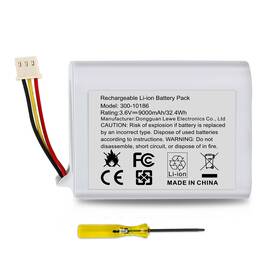 Akku-mall2016 216201 Replacement Battery 300-10186 For Adt Command Smart Security Panel 3.6v 32.4wh