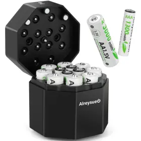 Alreysue 607603850676 12pack Rechargeable Aa And Aaa Battery Pack With Charger Startion 8pcs 4p Alreysue 607603850676 12pack Rechargeable Aa And Aaa Battery Pack With Charger Startion 8pcs 4p