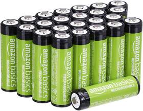 Amazon Basics 313030786760 24-pack Rechargeable Aa Nimh Batteries 2000 Mah 1.2v Low Self D