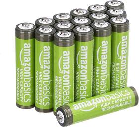 Amazon Basics 313045129163 16-pack Rechargeable Aaa Nimh High-capacity Batteries 850 Mah 1