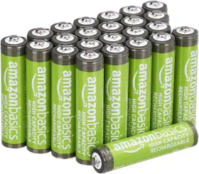 Amazon Basics 445010714722 24-pack Rechargeable Aaa Nimh High-capacity Batteries 850 Mah 1 Amazon Basics 445010714722 24-pack Rechargeable Aaa Nimh High-capacity Batteries 850 Mah 1