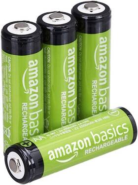 Amazon Basics B01fj3z2f0 4-pack Rechargeable Aa Nimh Batteries 2000mah Pre-charged
