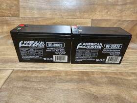 American Hunter Blrfm12 7-1 2v 7ah Sla Rechargeable Batteries Lot Of 2 De-30020 Tested