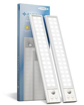 Ametheus B0fjdtm95k 10in Led Under Cabinet Motion Sensor Light Wireless Rechargeable