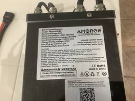 Amorge Awj-6030150 60v 30ah Lithium Ion Rechargeable Battery With Charger