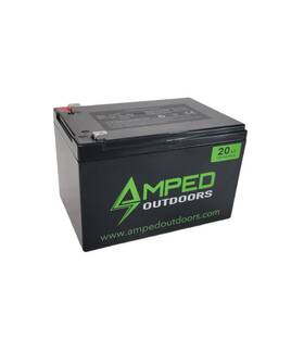 Amped Outdoors Ao4s20 20ah Lithium Battery Lifepo4 Without Charger