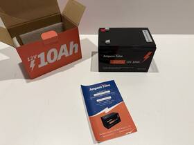 Ampere Time X002yusboh New Litime Lithium 12 Volt 10 Ah Lifepo4 Deep Cycle Ice Fishing / Solar Battery