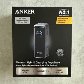 Anker A1339111 Prime Power Bank 9 600mah 65w Fusion Foldable Plug Smart Display