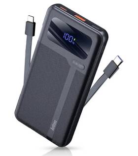 Antteez Py017 10000mah Power Bank Portable Charger Usb-c And For Iphone