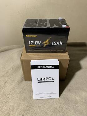 Balanergy Lfp15-12 12v 15ah Lithium Lifepo4 Deep Cycle Battery Set - Rechargeable