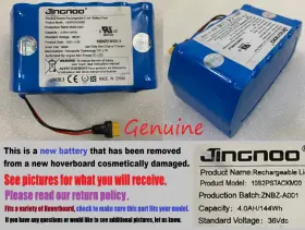 10s2pstackm20 Battery Jingnoo Li-ion Pack 4.0ah 144wh Open Box