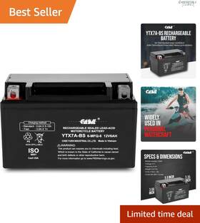 Battery 305487677708 Lightweight 12v 6ah Agm - Efficient Power Solution For Any Adventure