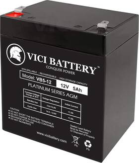Battery 445052396399 12v 5ah Sla Replacement For Ion Audio Tailgater Active