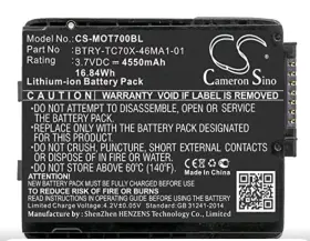 Btry-tc70x-46ma1-01 Battery 4550mah Replacement Zebra For Symbol Tc70 Tc75 Tc72 Tc77 Barcode Scanner Btry-tc70x-46ma1-01 Battery 4550mah Replacement Zebra For Symbol Tc70 Tc75 Tc72 Tc77 Barcode Scanner