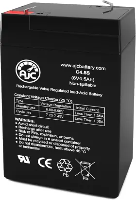 C4.5s Battery -c4.5s Compatible With Rock Wheels Bentley Exp12 Kids 6v 4.5ah Ride-on Toy Batt C4.5s Battery -c4.5s Compatible With Rock Wheels Bentley Exp12 Kids 6v 4.5ah Ride-on Toy Batt