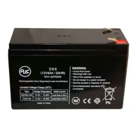 Elk1280-elk-12v-8ah-sla Battery Clerk Ajc Elk Elk1280 12v 8ah Sealed Lead Acid