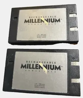 Cm1072 Battery Millennium Rechargeable For Camcorder 9v 2 Pack