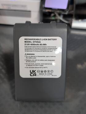 Battery Dyv64a 4 000mah Li-ion 21.6v For Dyson Dc58 Dc59 Dc61 Dv62 Dc72 #e2