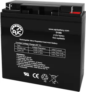 Ew-72 Battery Compatible With E-wheels Bariatric Ew 72 12v 18ah Mobility Scooter
