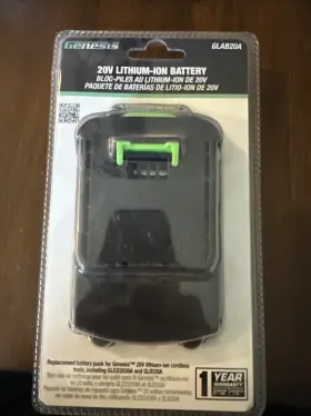 Glab20a Battery Genesis 20v Lithium Ion