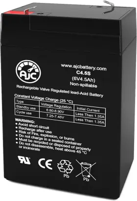 Jl3-xm-4 Battery Compatible With Sanshui 6v 4.5ah Emergency Light Jl3-xm-4 Battery Compatible With Sanshui 6v 4.5ah Emergency Light