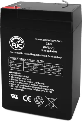 Pe6v4ws Battery Compatible With Portalac Lac 6v 5ah Emergency Light Pe6v4ws Battery Compatible With Portalac Lac 6v 5ah Emergency Light