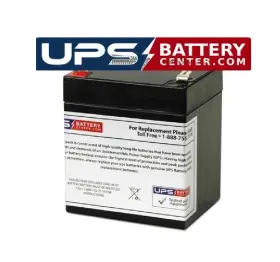 Rg1250t2 Battery F&h Un5-12 12v 5ah F2 Replacement