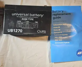 Ub1270alt20273 Battery 12v 7ah Sla Replacement For Home Adt Security Alarm System Ub1270alt20273 Battery 12v 7ah Sla Replacement For Home Adt Security Alarm System