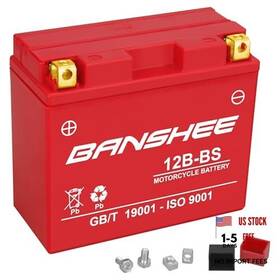 Batteryjack Inc. 840894173387 Yt12b-bs Sealed Smf Sla Agm Battery For Yamaha 650 Xvs650 V-star All 1998-2011