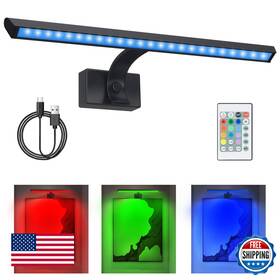 Bigmonat B0cl5strwd 16 Inch Wireless Led Picture Light Remote Usb Rechargeable Dimmable