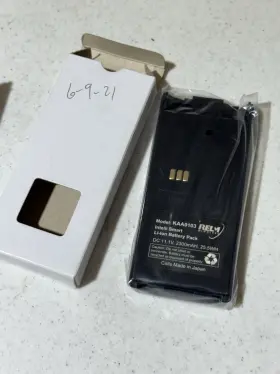Kaa0103 Bk Intelli Smart Li-ion Battery Pack 2300 Mah Kaa0103 Bk Intelli Smart Li-ion Battery Pack 2300 Mah