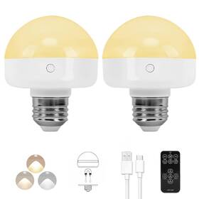 Blueye B0byd3zxd6 Rechargeable Light Bulb E26 2-pack 300lm 40w Equivalent
