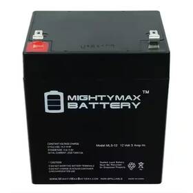 Branded Max3471295 12v 5ah Sla Battery For Hopkins Towing Solutions Breakaway Kit