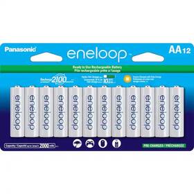 Branded Pbk3mcca12fa Panasonic Eneloop 2100x Aa Nimh Batteries 12 Pack