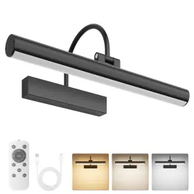 B0dj2zsl8m Bridika Wireless Picture Light With Remote Rechargeable Dimmable Warm/cool Led