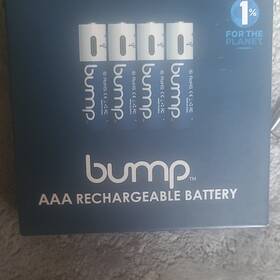 Bump Ubc-4p002 Aaa Rechargeable Batteries 4-pack With Usb Type-c Charging Cable 1.5v