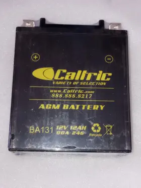 350x Caltric Agm 888552454973 Battery B131 Compatible With Yamaha Warrior 350 Yf New Sealed