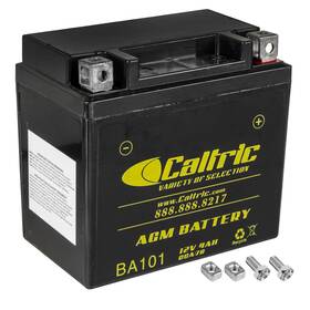 Caltric Ba101/51 Compatible With Agm Battery Polaris Predator 50 2004-2007